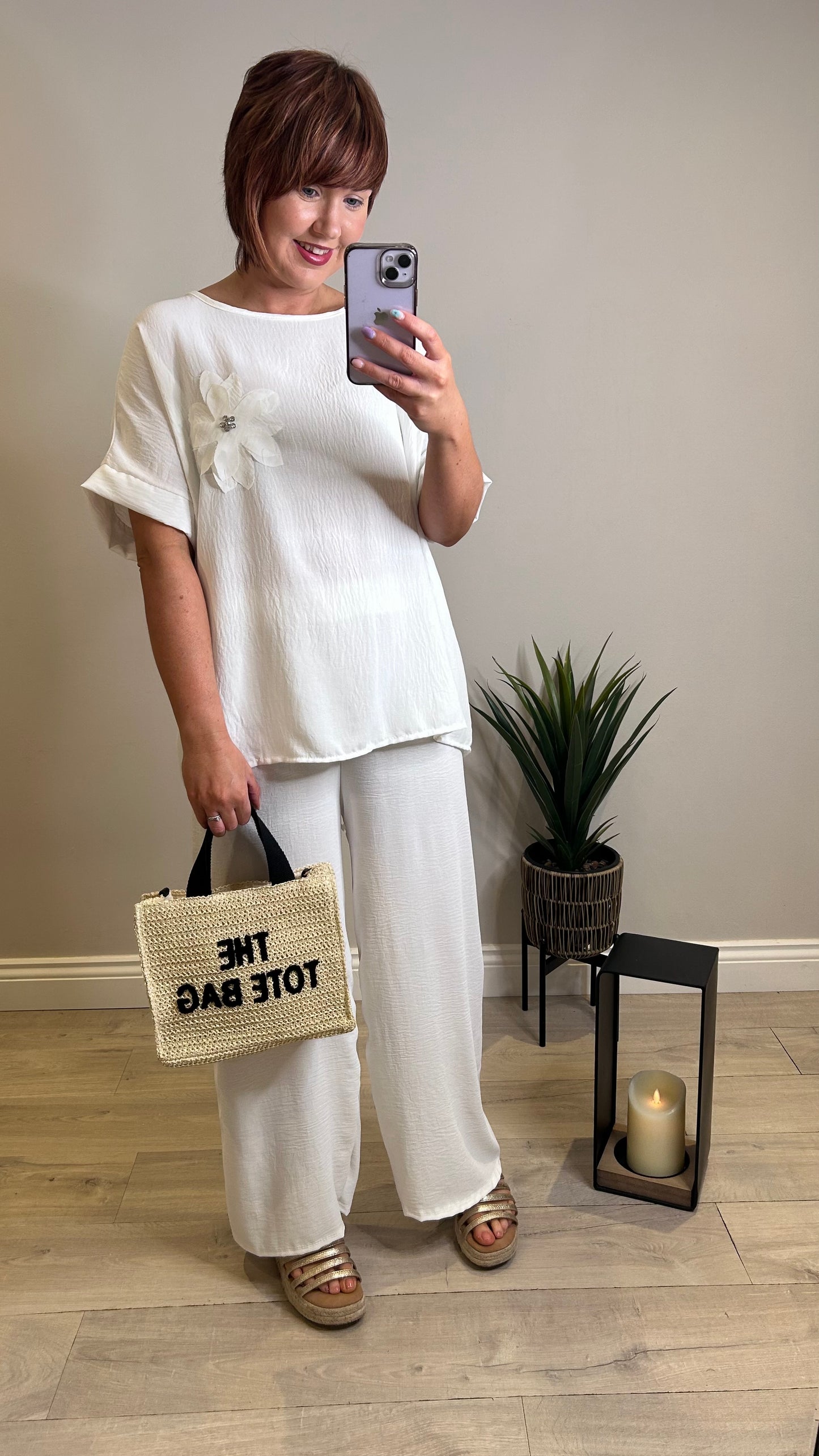 Spring Co-Ord - White